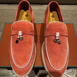 Loro Piana Summer Charm Walk Loafer Ancient Blush 37.5
